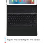 Чохол з бездротовою Bluetooth клавіатурою для Apple iPad 9,7" (2017) - чорний