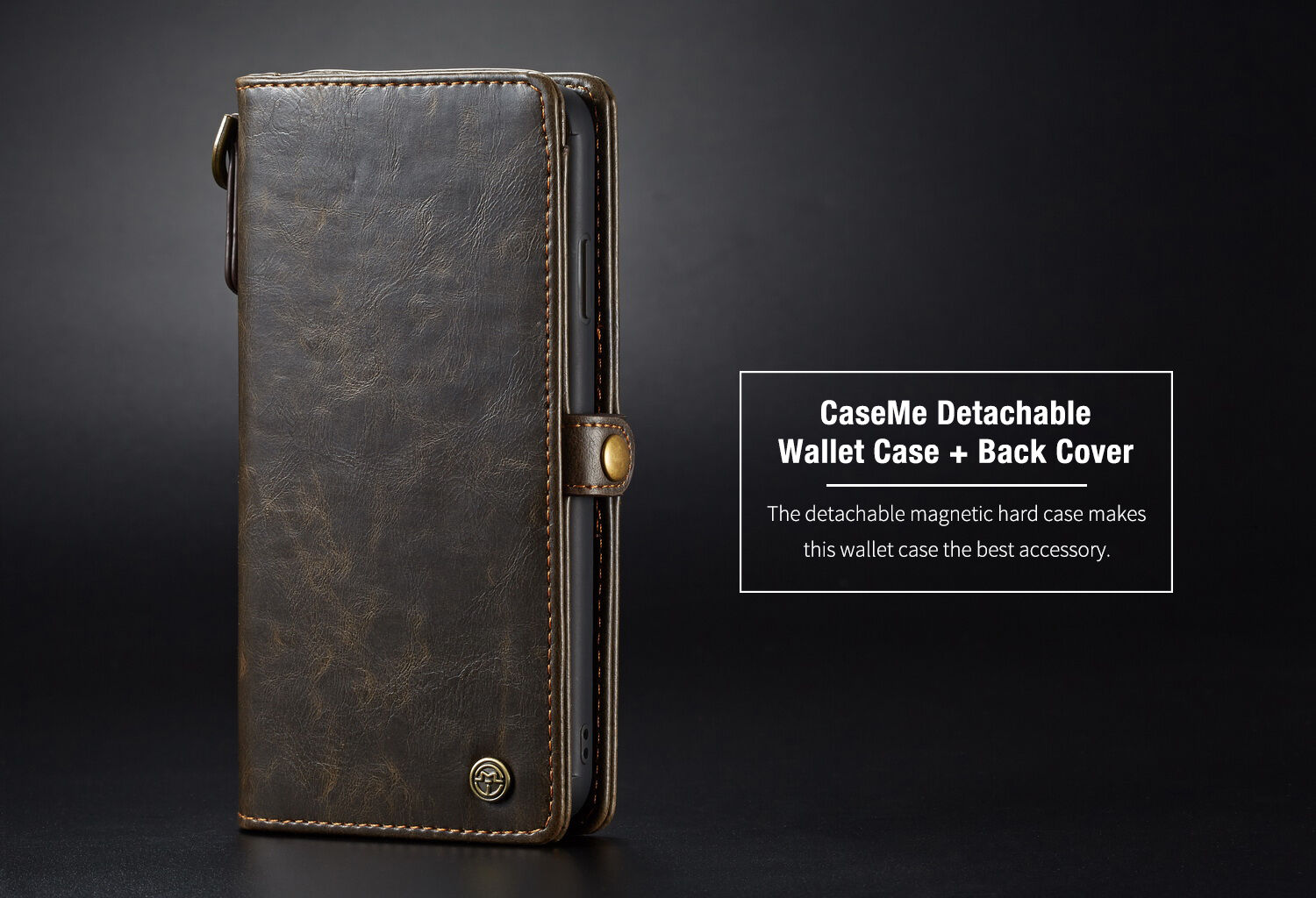 CASEME 2v1 odnímatelné pouzdro pro iPhone XS Max - červená