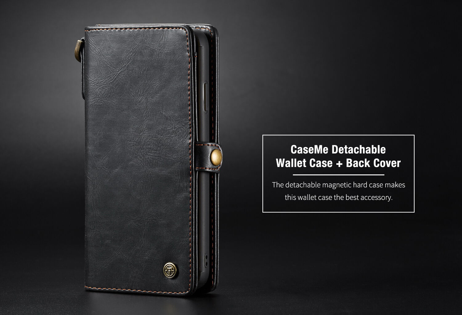 CASEME 2v1 odnímatelné pouzdro pro iPhone XS Max - červená