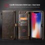 CASEME 2v1 odnímatelné pouzdro pro iPhone XS Max - hnědá