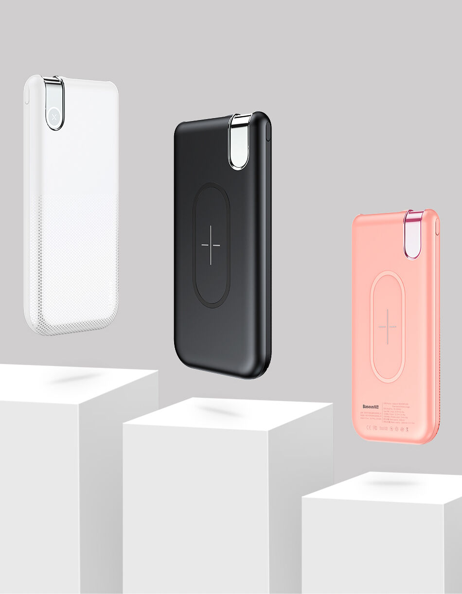 BASEUS powerbank 10000mAh з бездротовою зарядкою - чорний