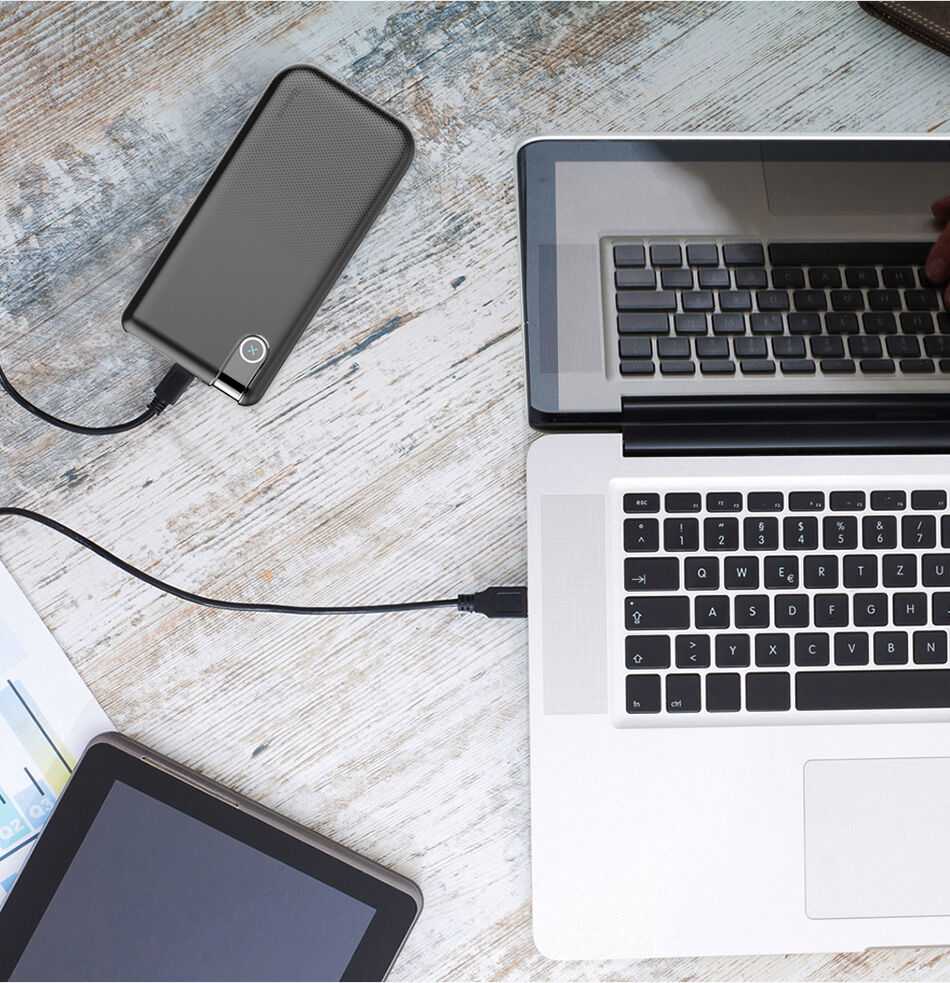 BASEUS powerbank 10000mAh з бездротовою зарядкою - чорний