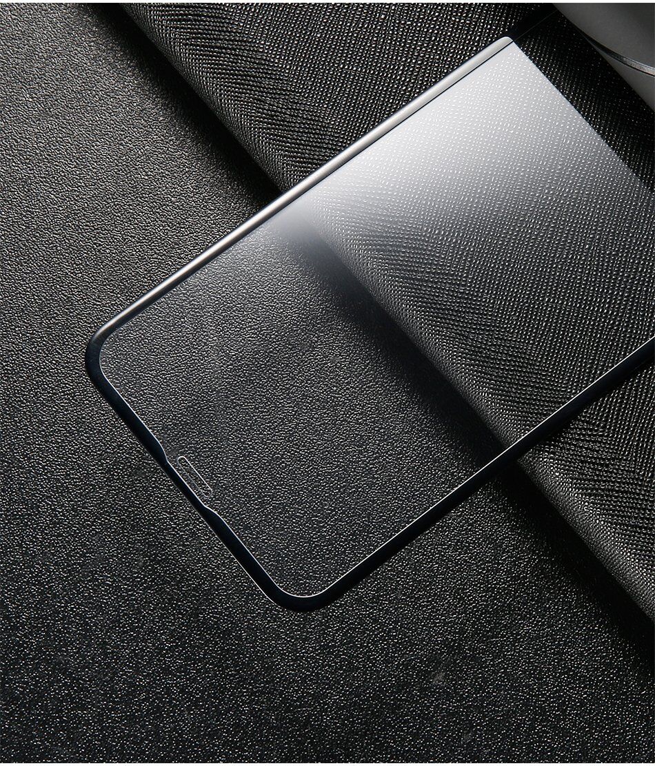 BASEUS загартоване скло - заокруглена грань для iPhone XS Max - чорний