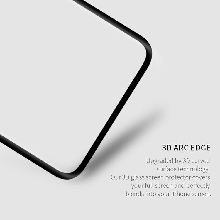 NILLKIN загартоване 3D скло для iPhone XS Max - чорний