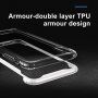 BASEUS Armor transparentní kryt s rámečkem pro iPhone XR - černá