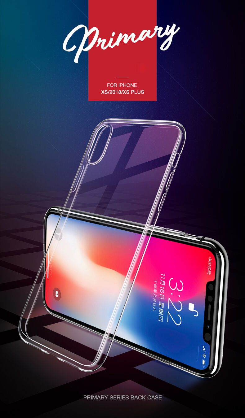 USAMS транспарентна панелью для iPhone XR