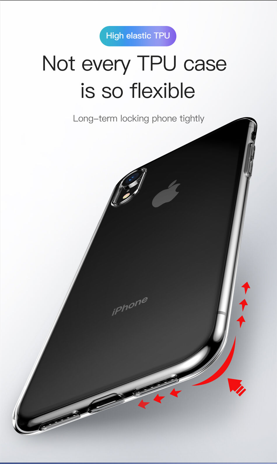 BASEUS Simplicity kryt pro iPhone XR - zlatá