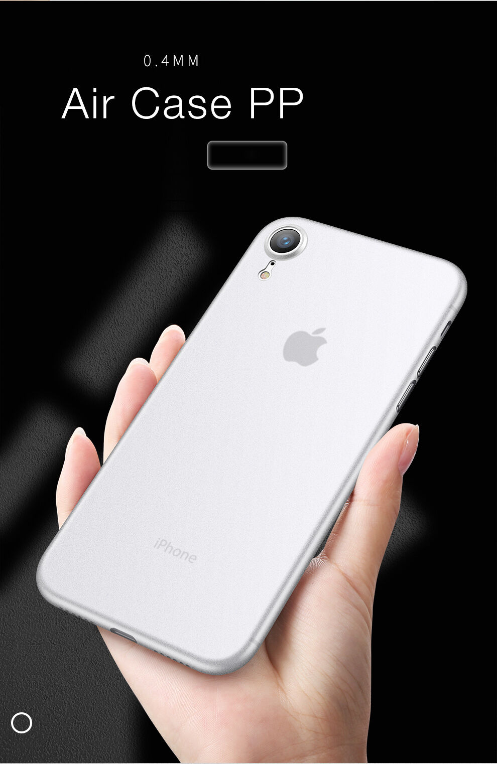 CAFELE ultratenký kryt pro iPhone XR - černá