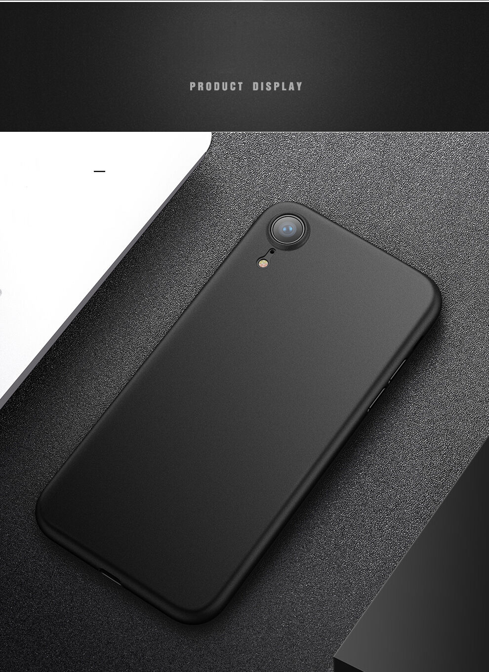 CAFELE ultratenký kryt pro iPhone XR - černá