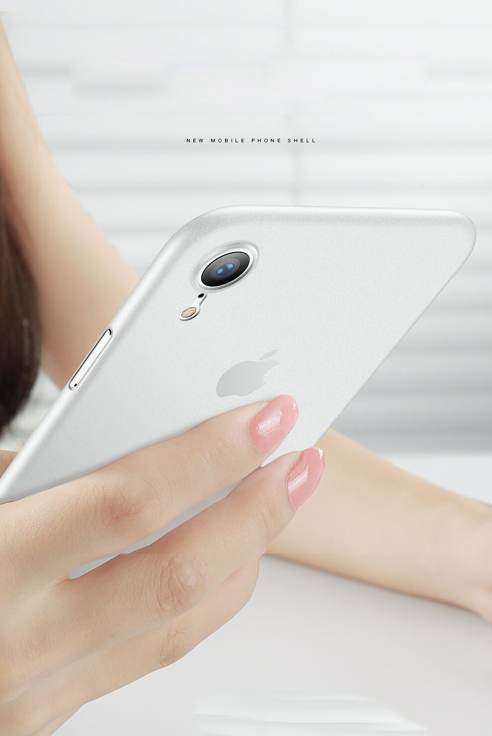 CAFELE ultratenký kryt pro iPhone XR - bílá