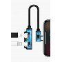 USAMS редукція з 2 lightning конекторами для iPhone - чорний