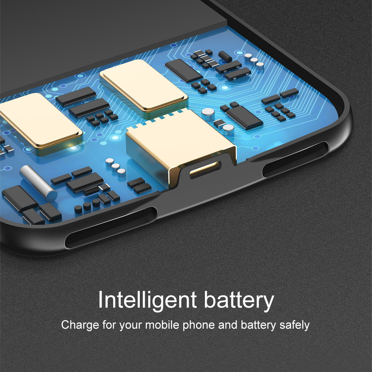 BASEUS стильовий чохол з акумклятором 5000mAh для Apple iPhone 7 / 8 - кремовий