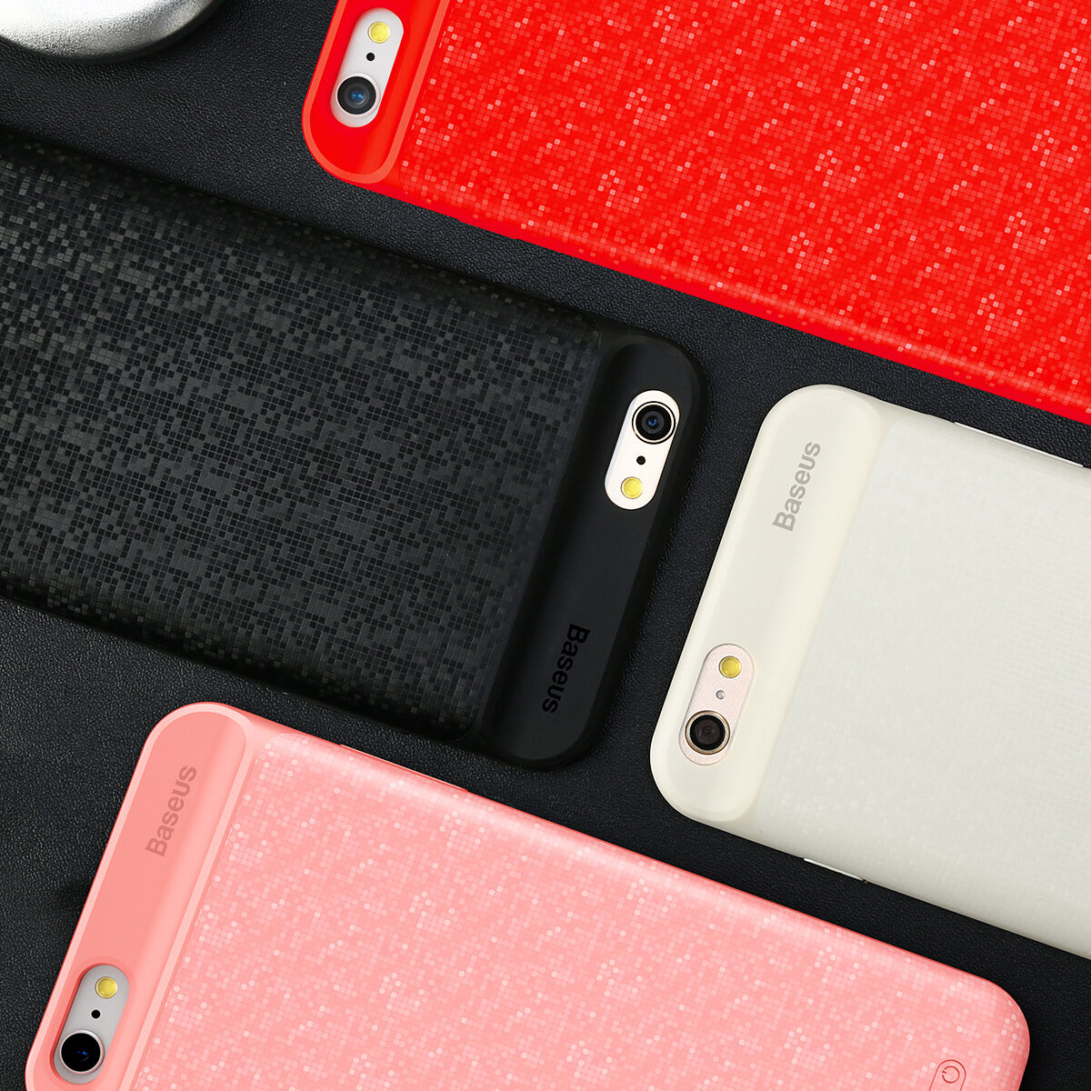 BASEUS чохол з батерейкою 7300mAh pro 6 Plus / 6S Plus - червоний