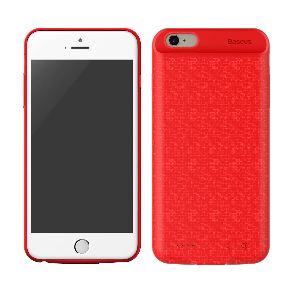 BASEUS чохол з батерейкою 7300mAh pro 6 Plus / 6S Plus - червоний