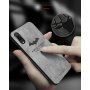 Чохол з текстильною поверхнею для iPhone XS / iPhone X - сірий