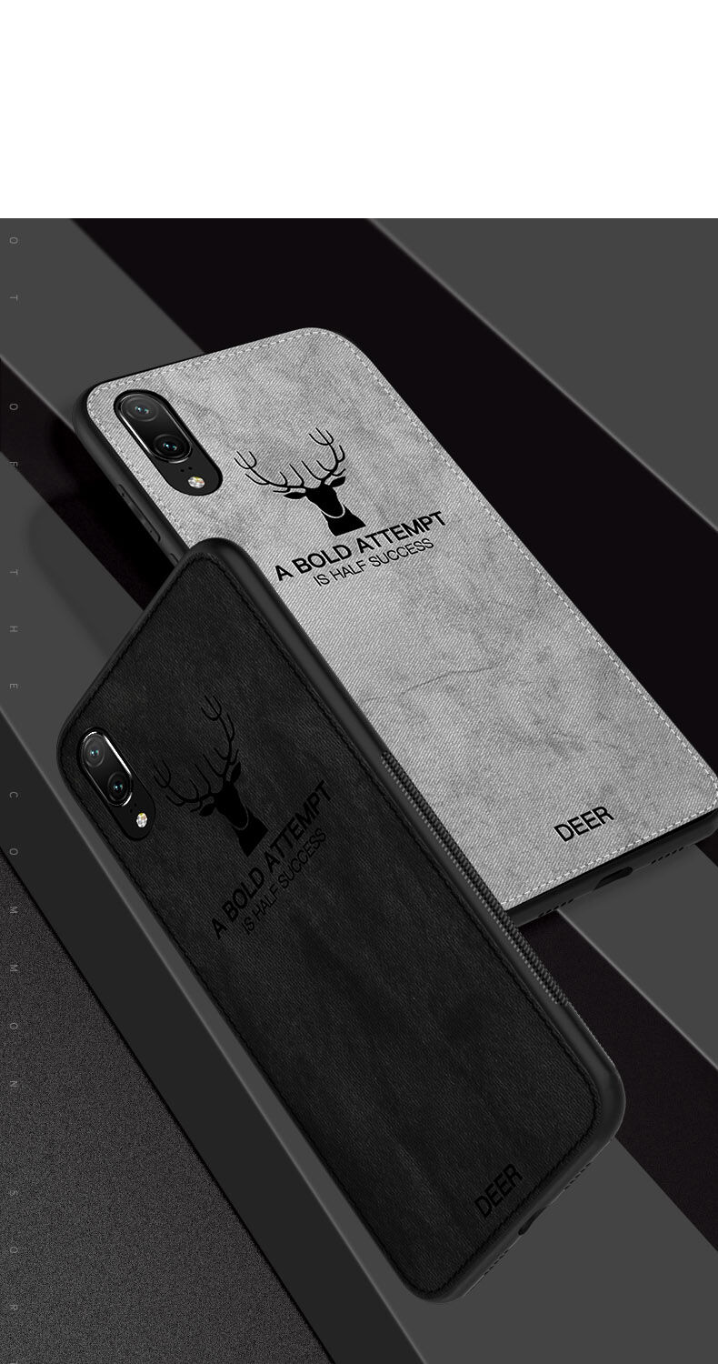 Чохол з текстильною поверхнею для iPhone XS / iPhone X - чорний