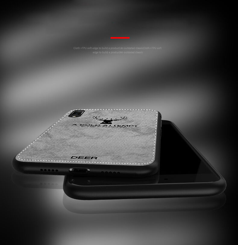 Чохол з текстильною поверхнею для iPhone XS / iPhone X - чорний