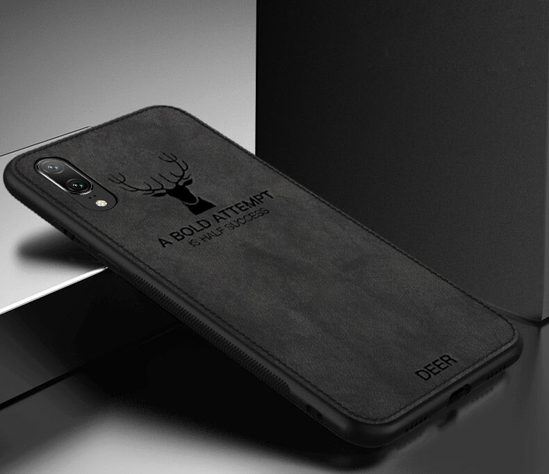 Чохол з текстильною поверхнею для iPhone XS / iPhone X - чорний Чохол з текстильною поверхнею для iPhone XS / iPhone X - чорний