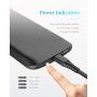 ROCK чохол з батерейкою 6000mAh для iPhone XS / iPhone X - чорний
