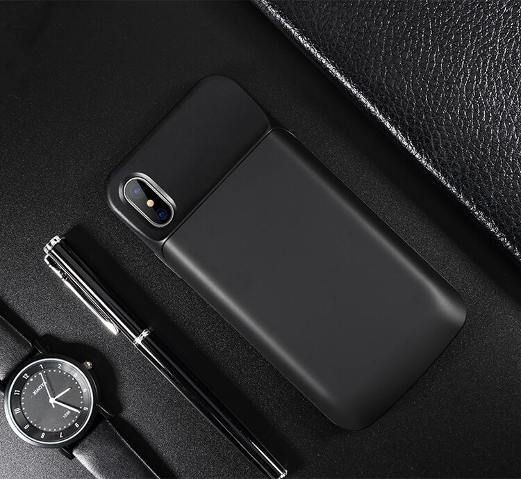 ROCK чохол з батерейкою 6000mAh для iPhone XS / iPhone X - чорний