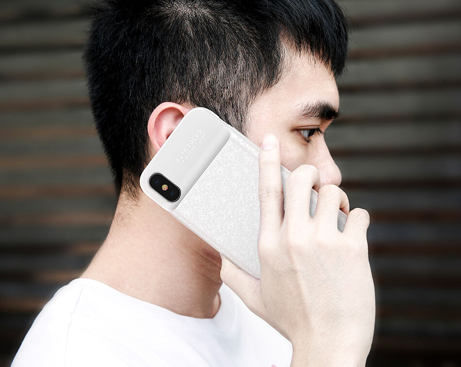 BASEUS чохол з батерейкою 3500mAh для iPhone X - білий
