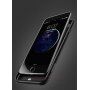 USAMS чохол з акумулятором 3000mAh та охороною об'єктива для Apple iPhone 6 / 6S / 7 / 8 - чорний