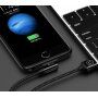 USAMS чохол з акумулятором 3000mAh та охороною об'єктива для Apple iPhone 6 / 6S / 7 / 8 - чорний