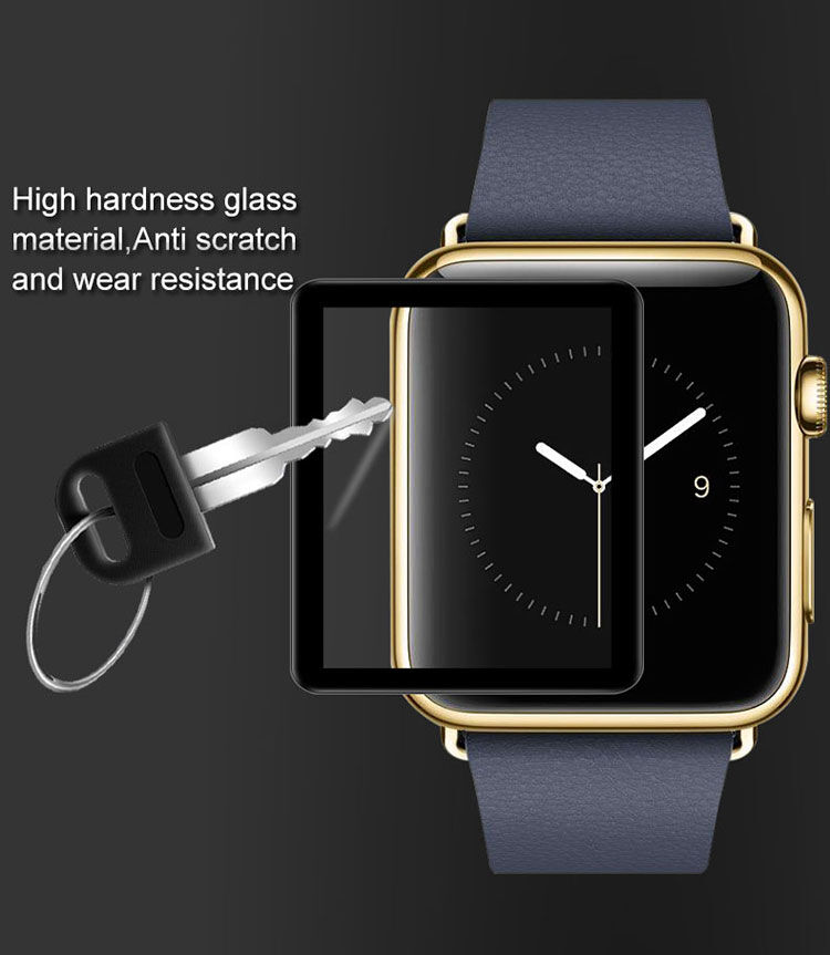 IMAK Pro+ темпероване скло 2.5D для Apple Watch - 38mm - чорний