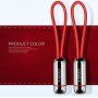 X-LEVEL елегантний USB / lightning кабель для Apple iPhone / iPad / iPod - 8cm - зелений