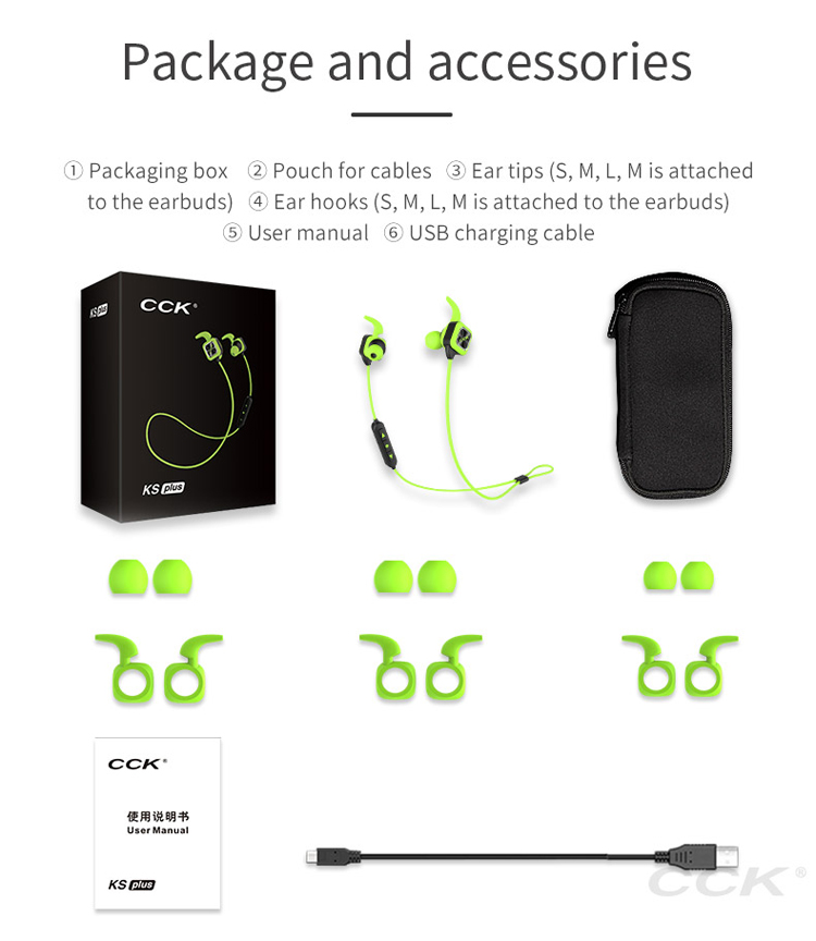 CCK бездротови Bluetooth навушники для Apple iPhone - білий CCK бездротови Bluetooth навушники для Apple iPhone - білий