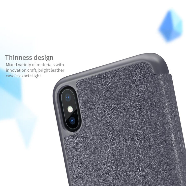 NILLKIN захисний фліп чохол для Apple iPhone XS / iPhone X - золотий