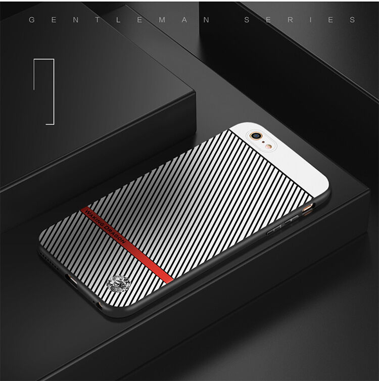 WAKING DRAGON elegantní kryt z měkkého plastu pro Apple iPhone 6 / 6S - červený WAKING DRAGON elegantní kryt z měkkého plastu pro Apple iPhone 6 / 6S - červený