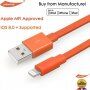YellowKnife сертифікований lightning кабель для зарядки та синхронізації для Apple iPhone / iPad / iPod - сірий - 1 м
