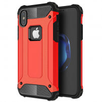 Суперстійка "Armor" панель на iPhone XS / iPhone X - червона