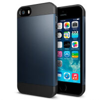 Стійкий футляр на iPhone 5 / 5S / SE (2016) - темно-синій
