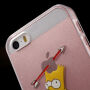 Прозора панель на iPhone 5 / 5S / SE (2016) - переляканий Bart Simpson