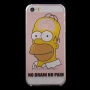 Прозора панель на iPhone 5 / 5S / SE (2016) - Homer Simpson - No Brain No Pain