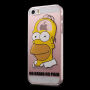 Прозора панель на iPhone 5 / 5S / SE (2016) - Homer Simpson - No Brain No Pain