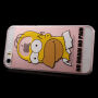 Прозора панель на iPhone 5 / 5S / SE (2016) - Homer Simpson - No Brain No Pain