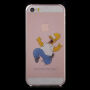 Прозора панель на iPhone 5 / 5S / SE (2016) - божевільний Homer Simpson