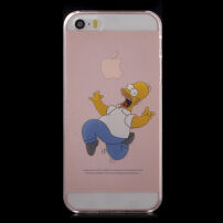 Прозора панель на iPhone 5 / 5S / SE (2016) - божевільний Homer Simpson