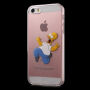 Прозора панель на iPhone 5 / 5S / SE (2016) - божевільний Homer Simpson