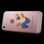 Прозора панель на iPhone 5 / 5S / SE (2016) - божевільний Homer Simpson
