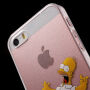 Прозора панель на iPhone 5 / 5S / SE (2016) - божевільний Homer Simpson