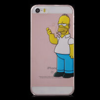Прозора панель на iPhone 5 / 5S / SE (2016) - серйозний Homer Simpson