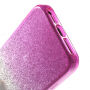 3 в 1 блискуча панель для iPhone 5 / 5S / SE (2016) - рожева