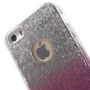 3 в 1 блискуча панель для iPhone 5 / 5S / SE (2016) - рожева