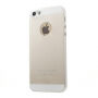 3 в 1 блискуча панель для iPhone 5 / 5S / SE (2016) - рожева