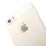 3 в 1 блискуча панель для iPhone 5 / 5S / SE (2016) - рожева