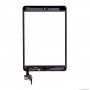 Переднє сенсорне скло (touch screen) для Apple iPad mini 3 з кнопкою Home Button та клеем - TOP якість - білий